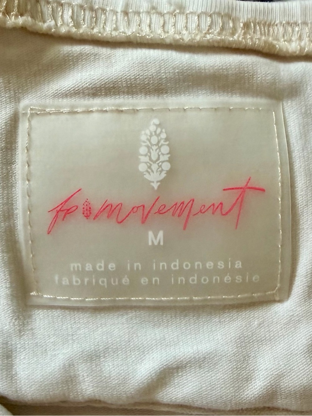 FP Movement by Free People Cream & White Geometric Jumpsuit Romper - Picture 2 of 6